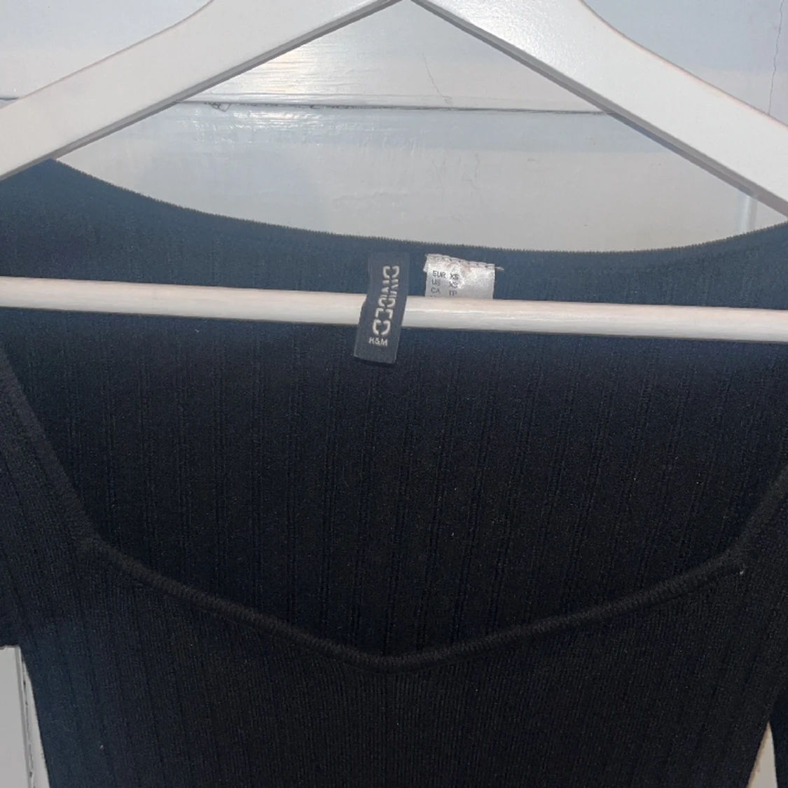 Svart ”stickad” tröja🖤 - 90