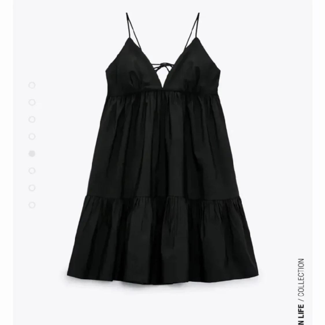 svart zara klänning  - 91