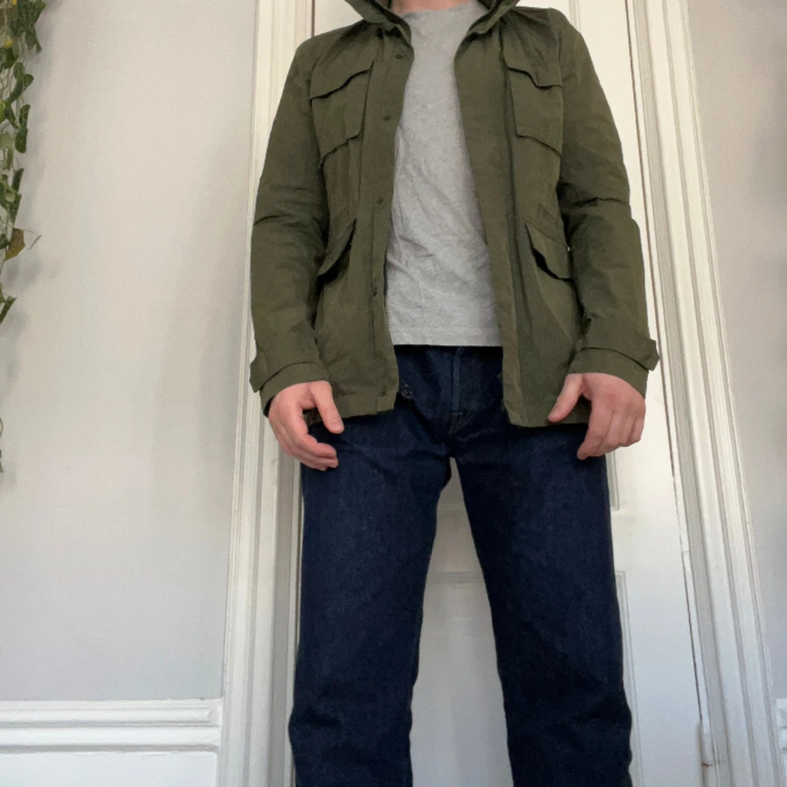 Grön militärjacka Samsoe Samsoe (M)