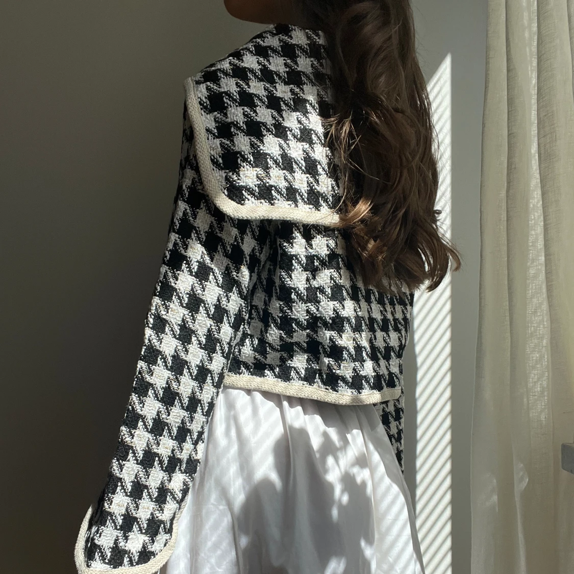 Rutigt set, kjol och kavaj, Coquette  - 93