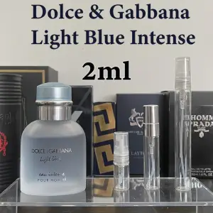 Säljer 2ml av  Dolce & Gabbana Light Blue Intense🍋🍊🌊 49kr Kontakta mig gärna om du är intresserad Kontakta mig även om du vill köpa fler än 1 dekant så löser vi det✅