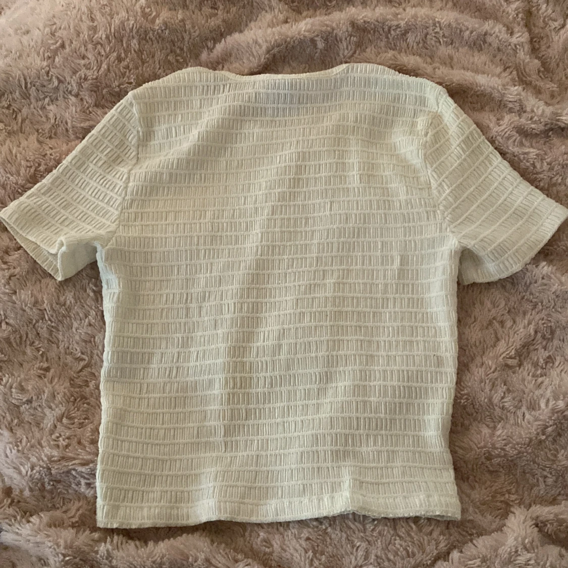 Räfflad t-shirt - 90