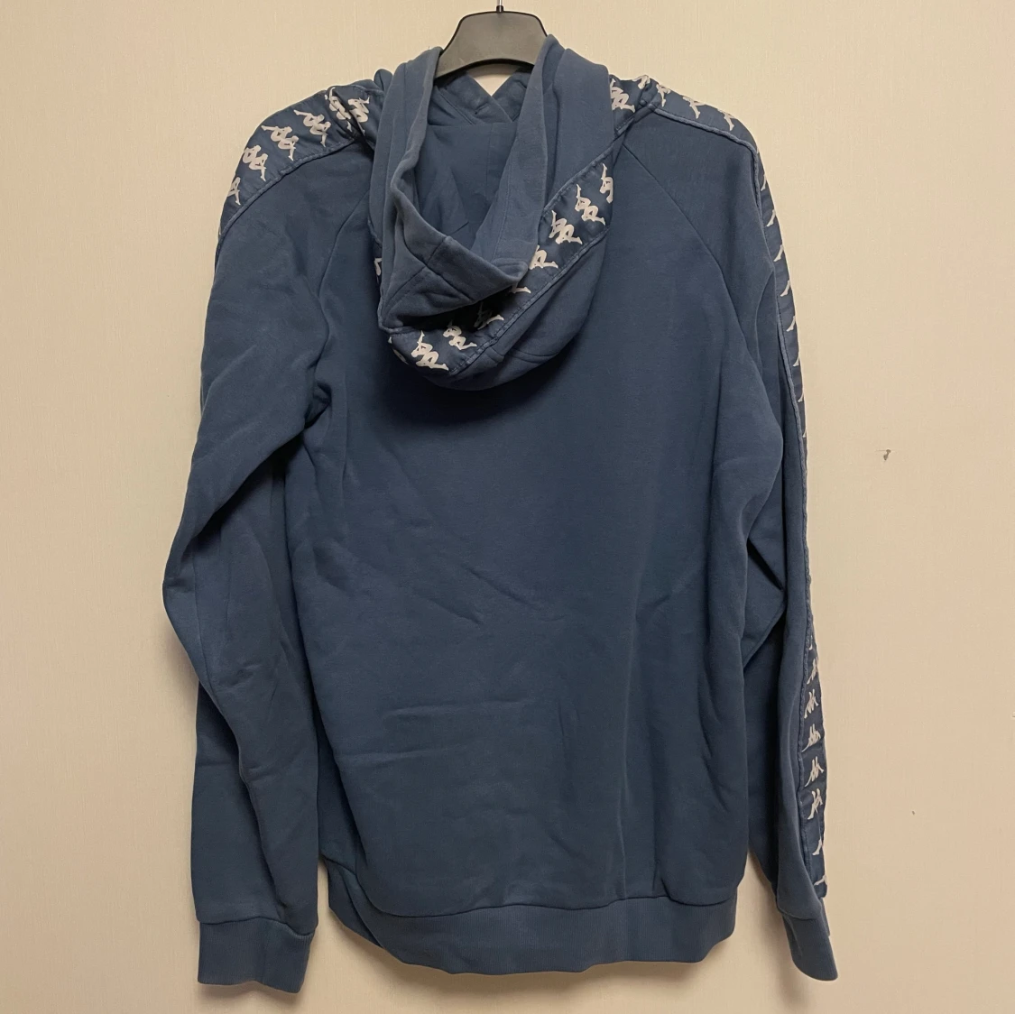 Blå/grå Kappa-hoddie - 90