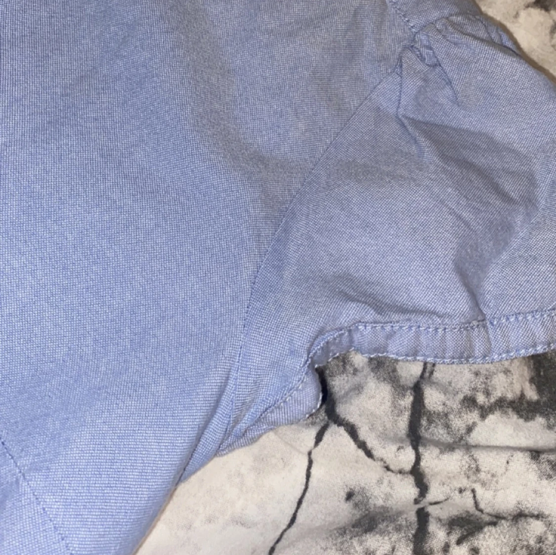 Blå spets t shirt - 91