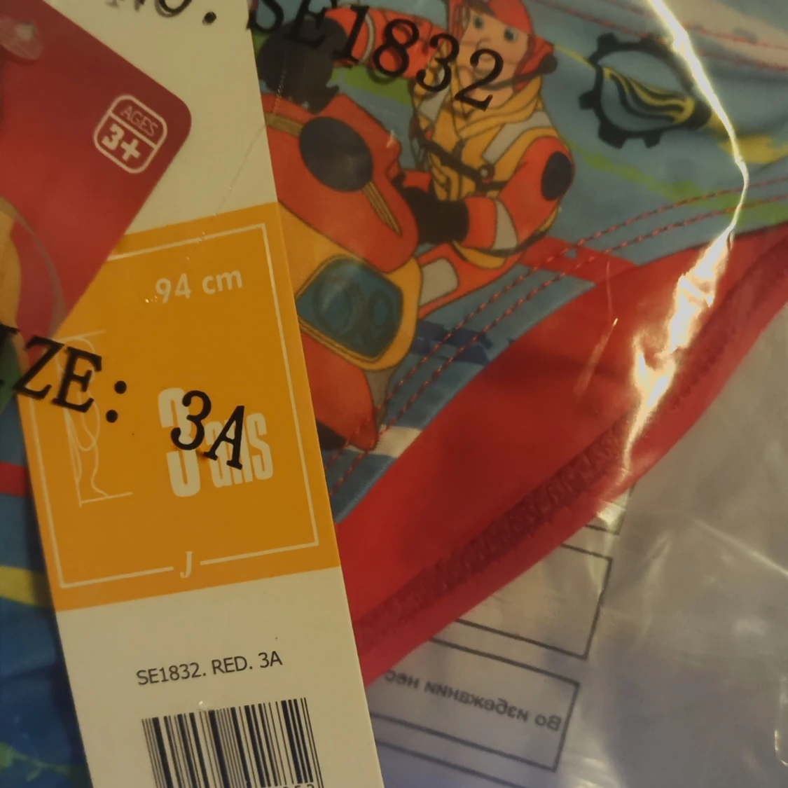 Nya Fireman Sam badbyxor 3år storlek 94 - 93