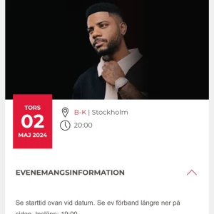 Bryson tiller biljett  - Bryson Tiller biljetter är helt slutsålda. Säljer 3 biljetter för 1000 kr/st.   