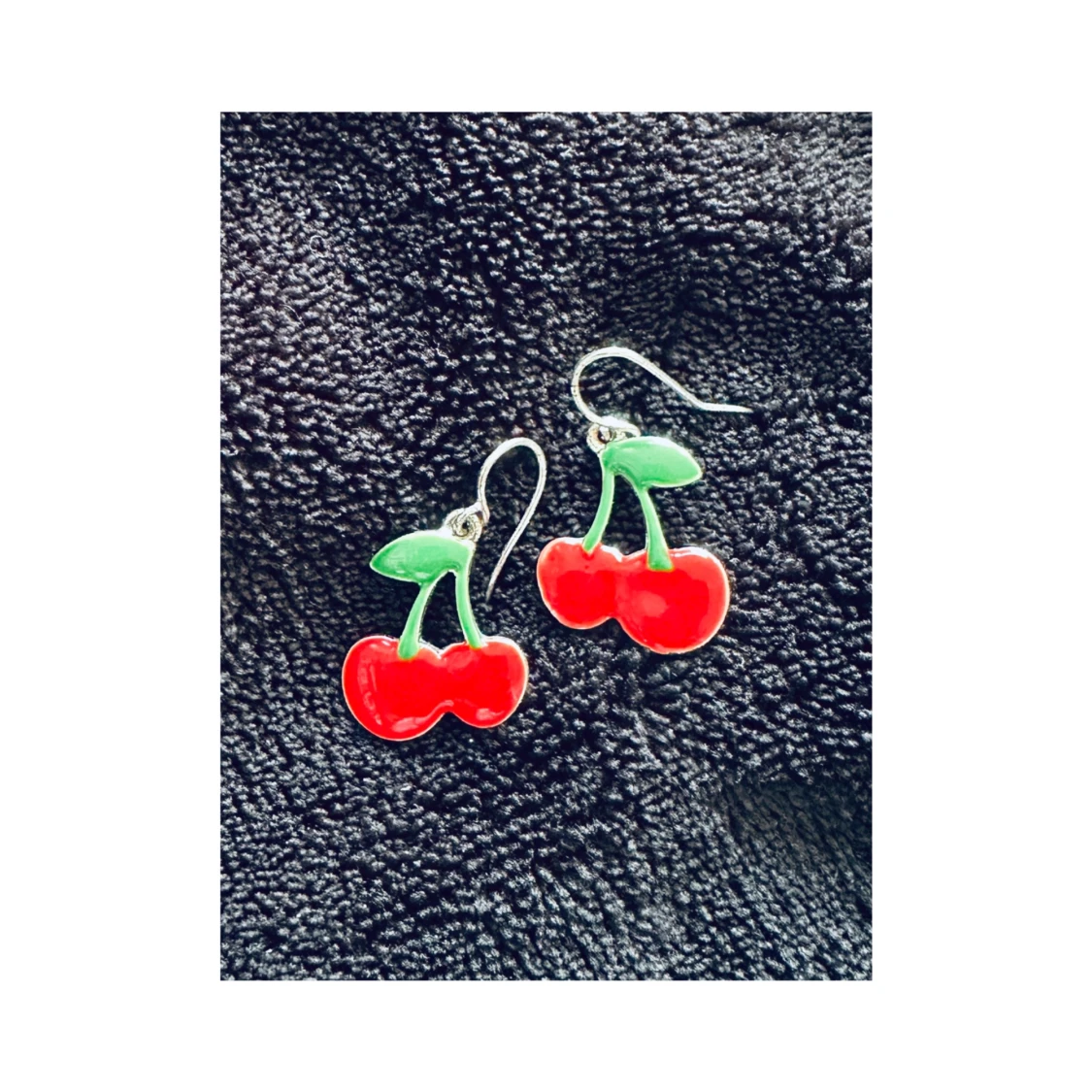 Örhängen körsbär