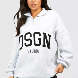 Grå Hoodie - Fin grå hoodie från Boohoo använd 1 gång , nyskick 