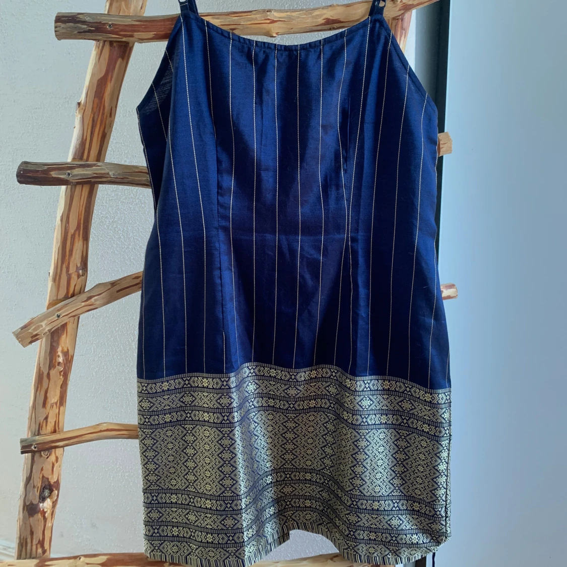 100% siden klänning