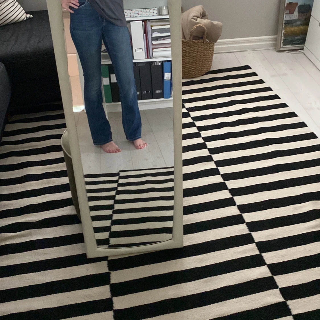 Blå jeans från Lindex - 93