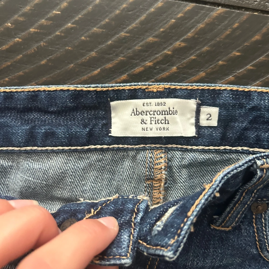 Lågmidjad jeanskjol strl S - 93