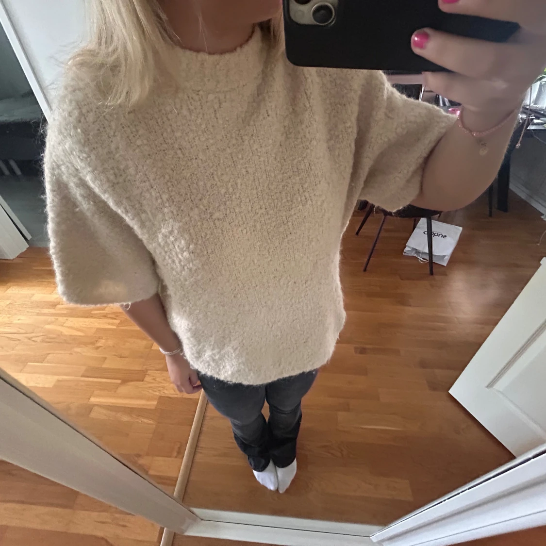 Stickad Tröja  - 90