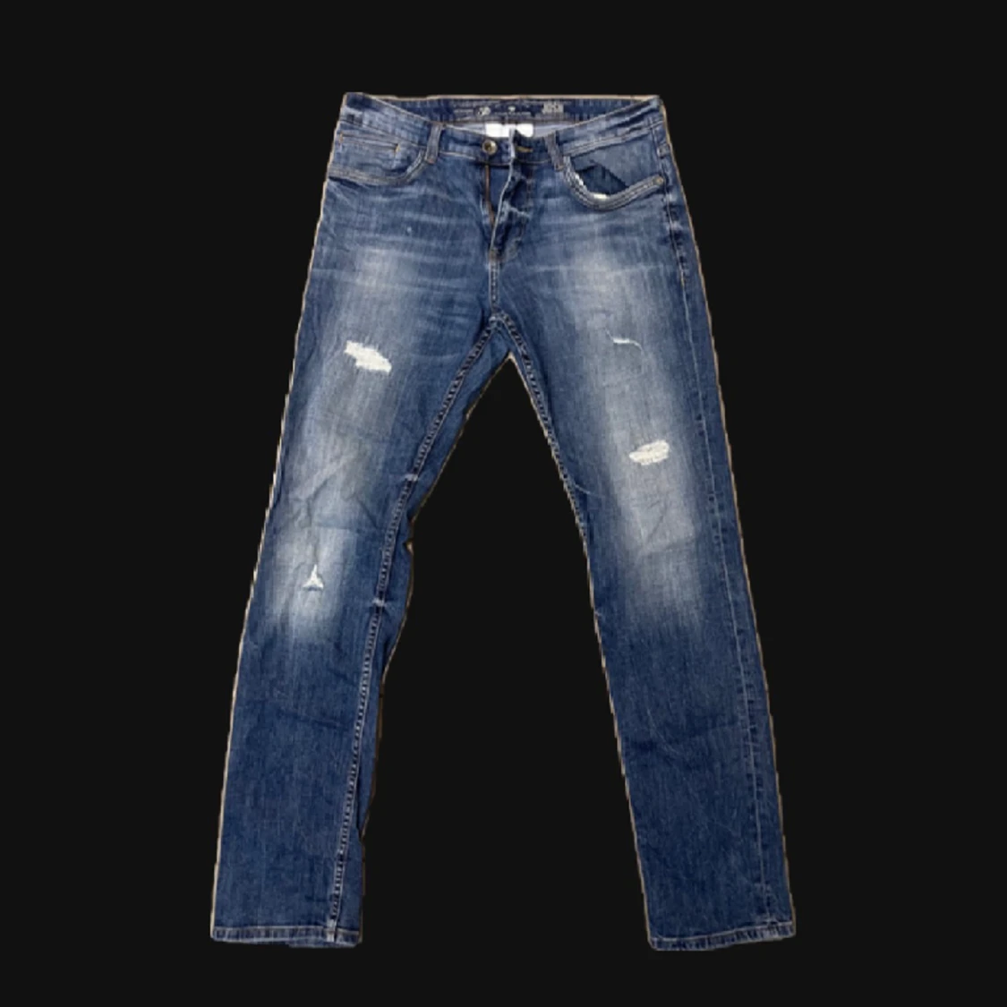 Slim jeans med slitningar  - 91