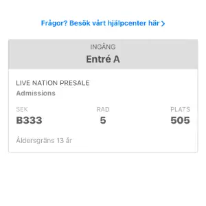 2 Nicki Minaj biljetter för den 12 Juni 19.30 i Tele2 Arena. 750kr styck, totalt 1500kr. Köp genom att kontakta mig och så möts vi upp😊