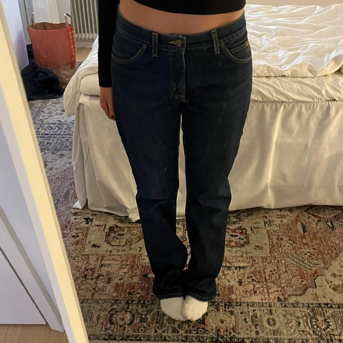 Lågmidjade Lee jeans