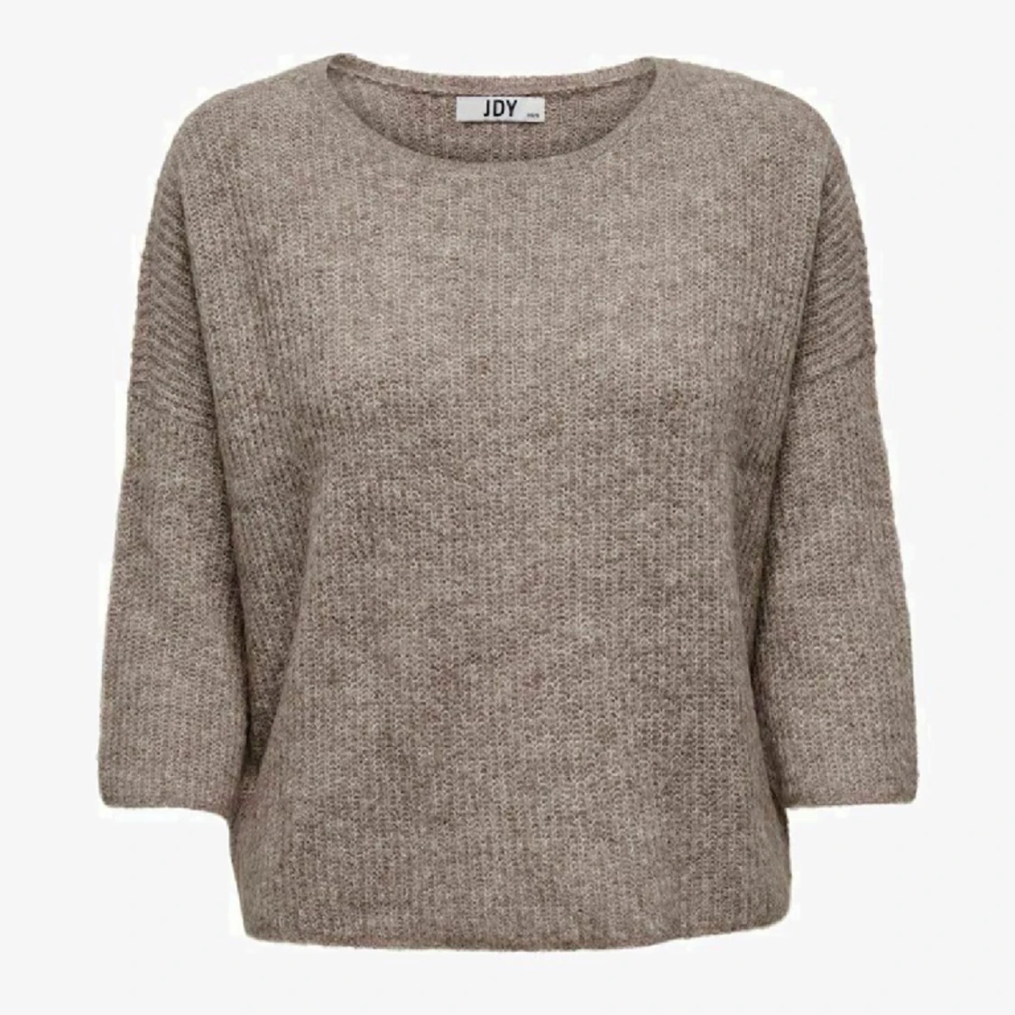 Stickad tre kvarts topp