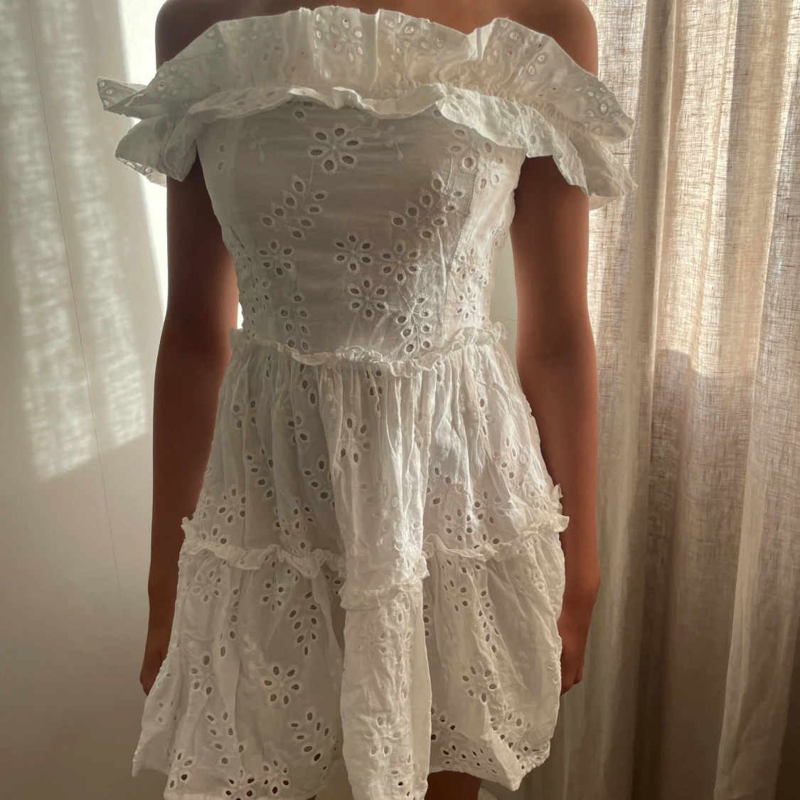 Vit sommarklänning - 91