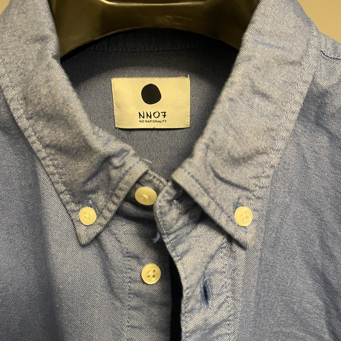 Blå NN07 skjorta  - 91