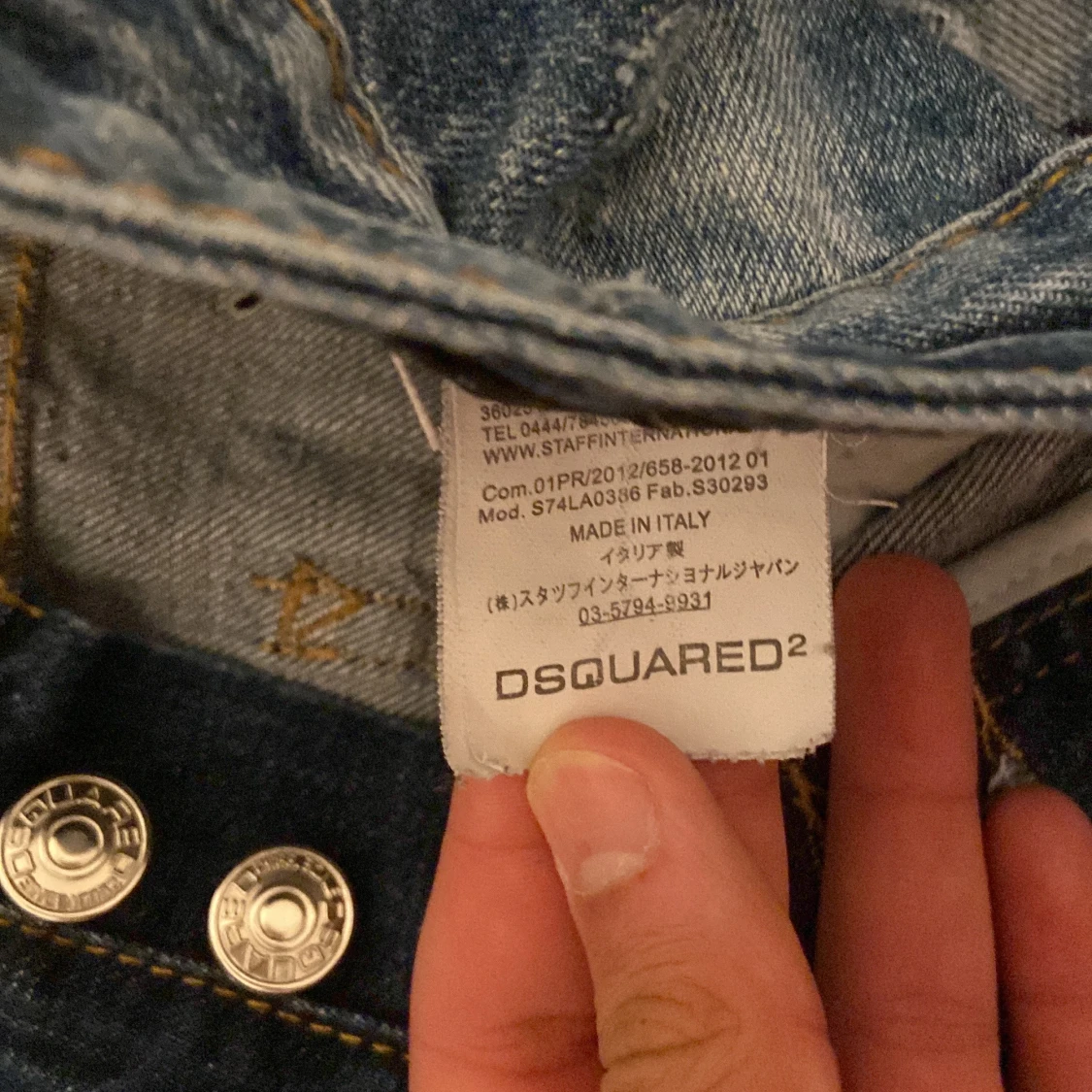 Dsquared shorts mörkblå st xs - 91