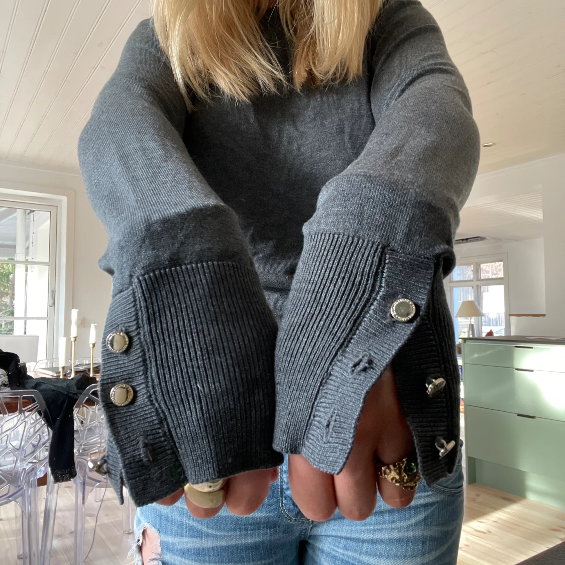 Stickad tröja  - 90