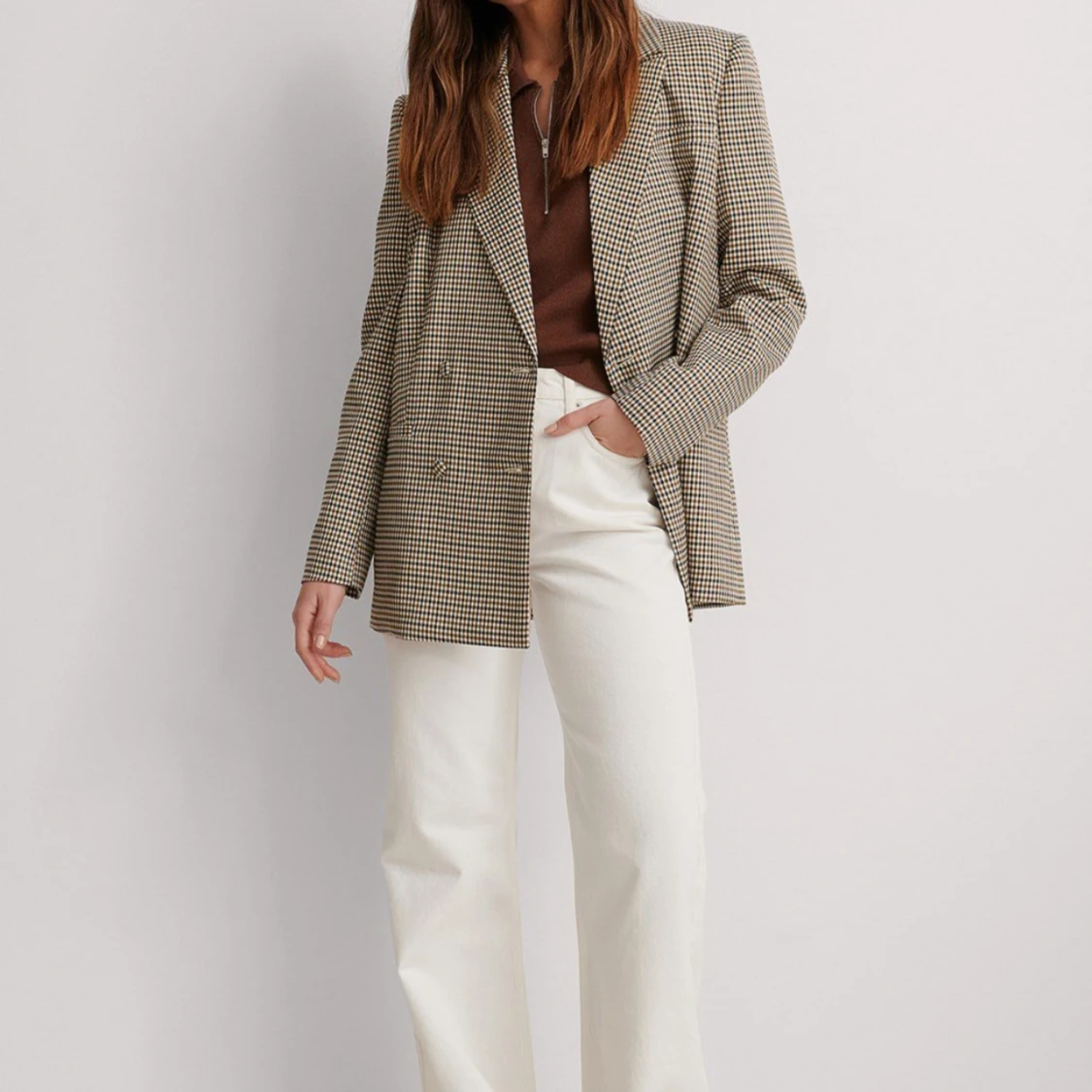 Vita raka jeans från NA-KD - 92