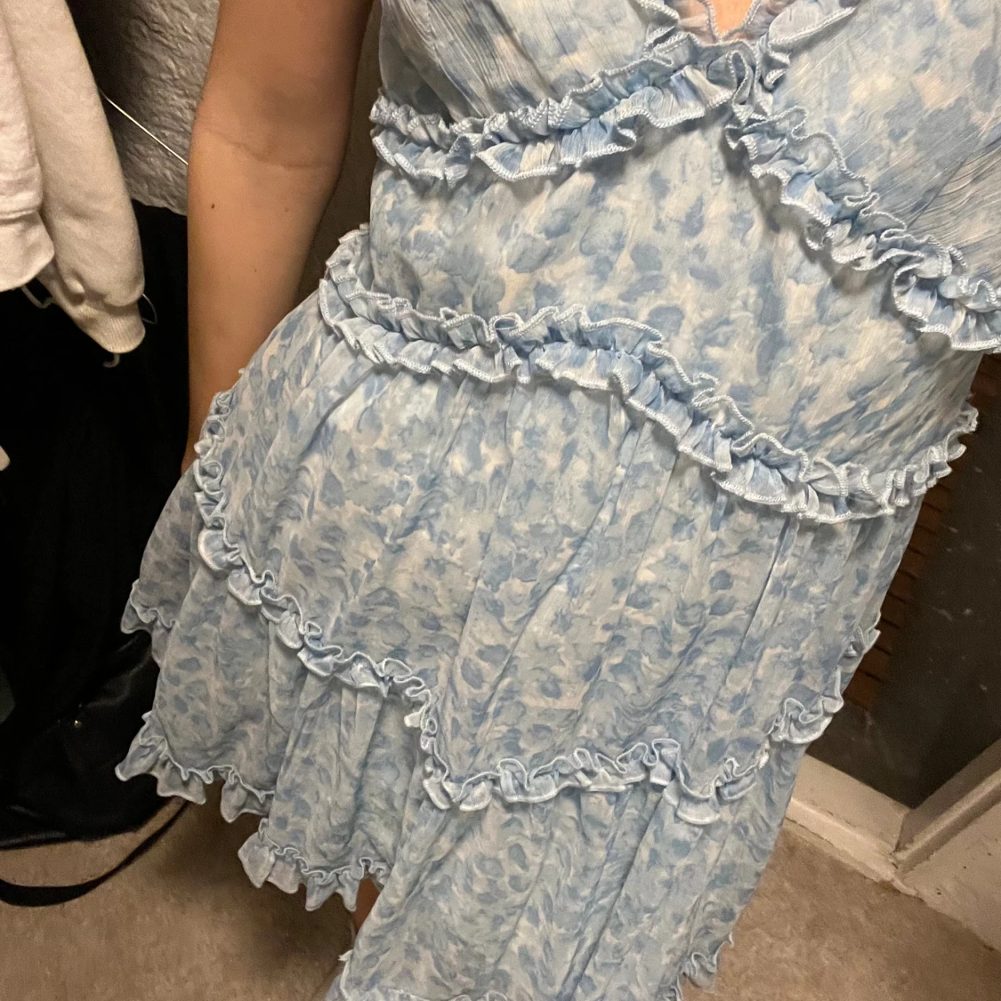 Blå somrig klänning - 90