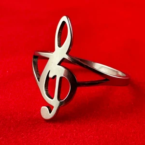 Cool ring i rostfritt stål - En ring i rostfritt stål med en diameter på ca 18 mm