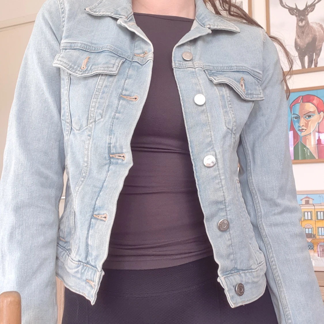 Jeansjacka storlek 34