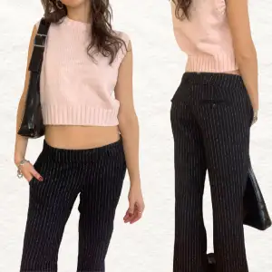 Pinstripe pants with lining. In great condition! Meddelande mig för mer information! ⭐️🖤👢