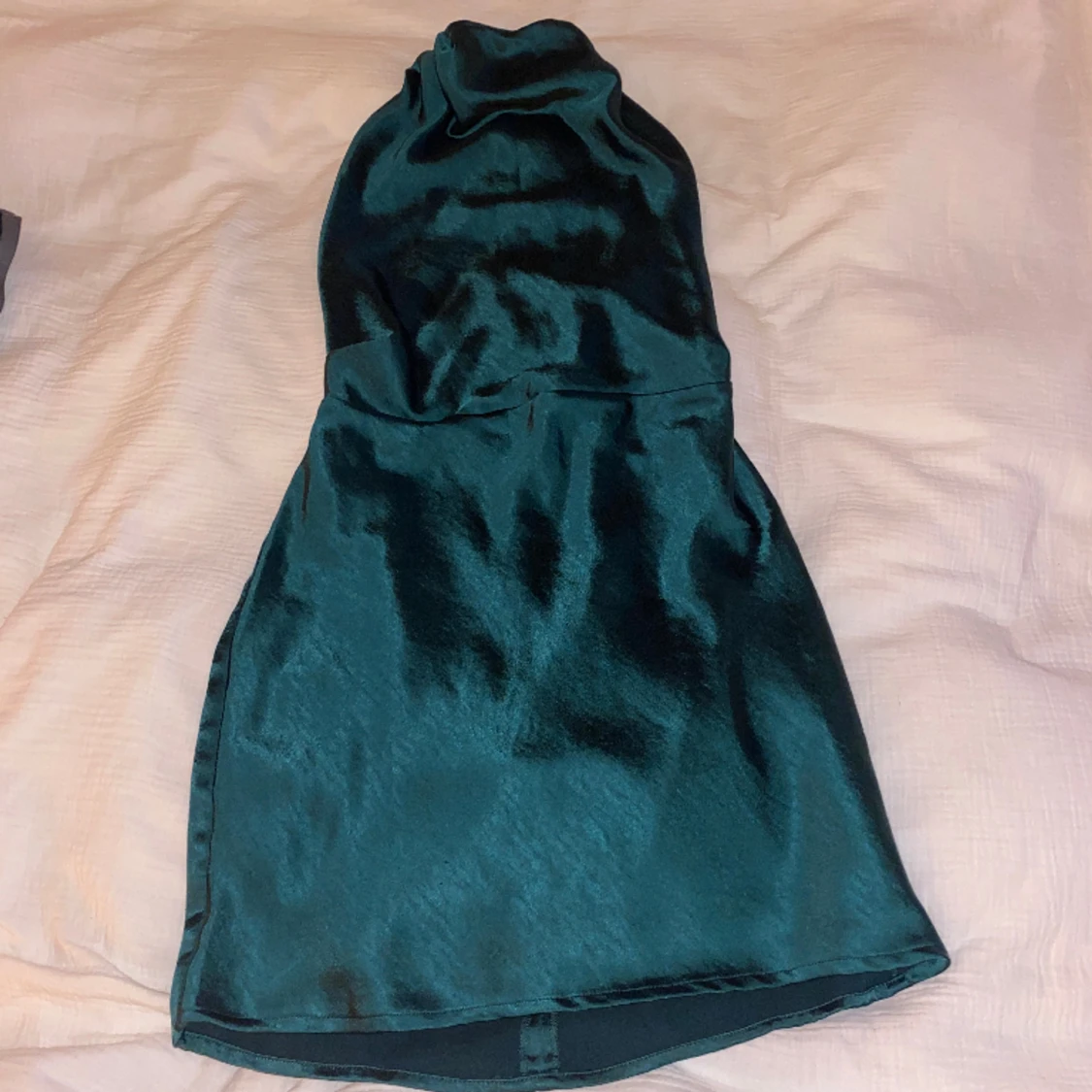 Grön Satinklänning - 90