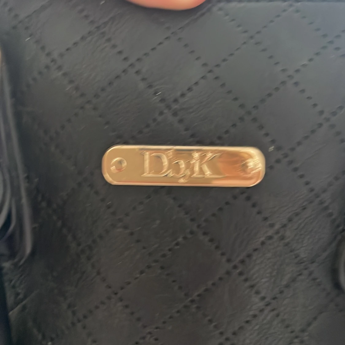 Svart läder väska: DBYK väska  - 90