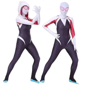 Spiderman Gwen Stacy Cosplay dräkt! - Köpte på Fyndiq för 300ish men tyvärr passar den inte mig! Jag är 169cm lång, köpte den i 170cm men den matchade inte mina proportioner tyvärr- den är typ för kort på mig! Lånad bild från Fyndiq! Bara att fråga något om du undrar något!💕 