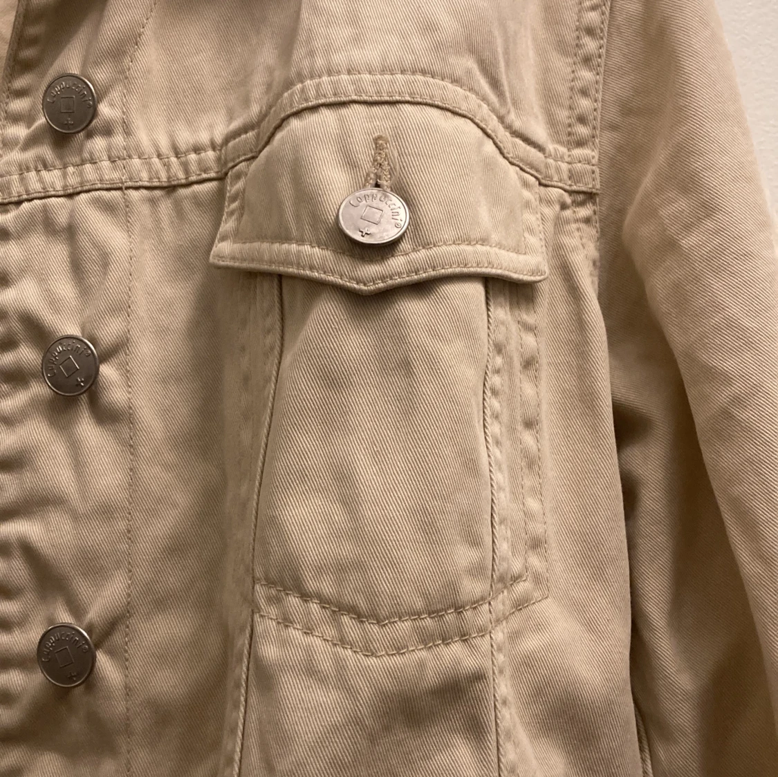 Beige jeansjacka, storlek 38/40 - 90