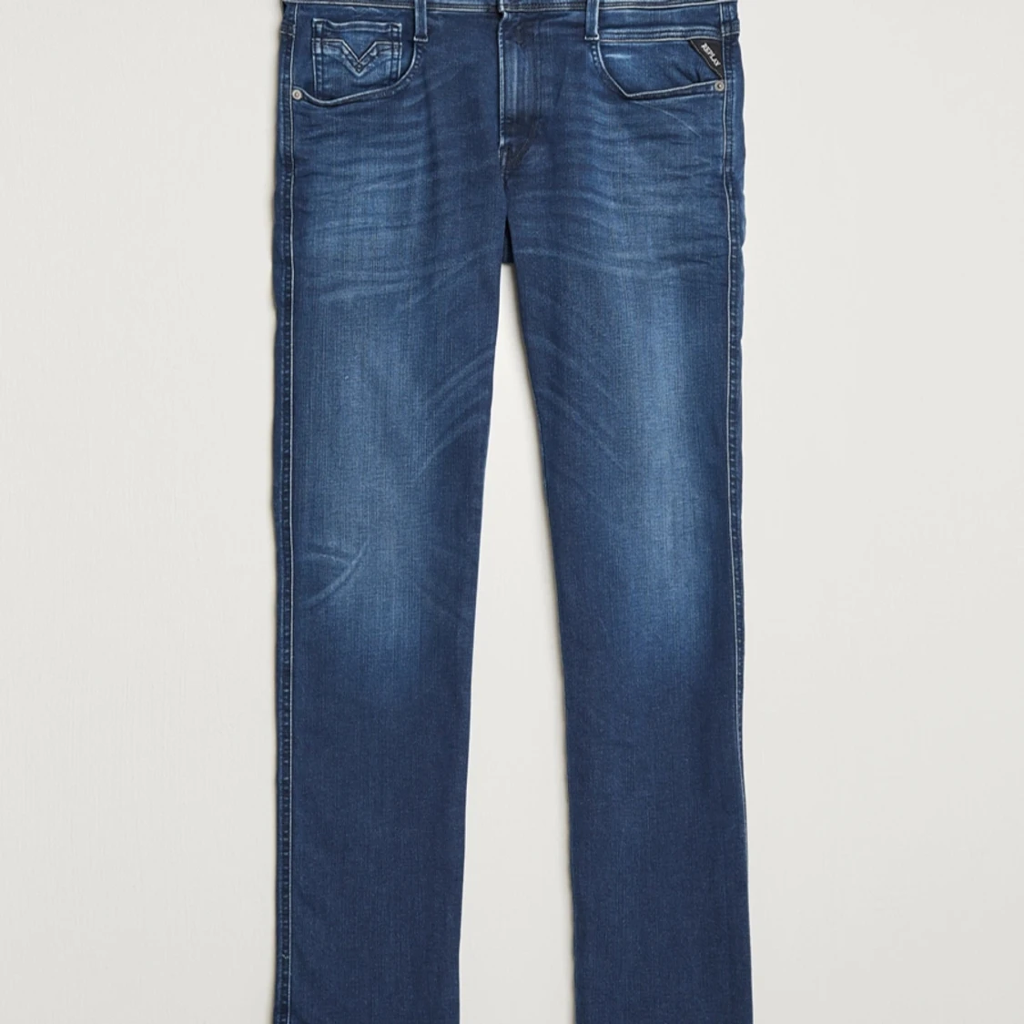 Replay Anbass Hyperflex Dust Wash Jeans Dark Blue