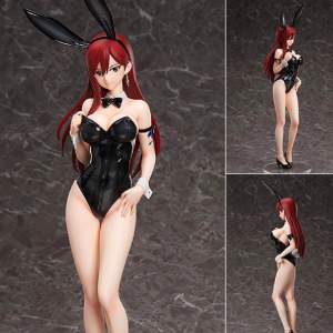 Äkta 1/4 figur Erza Scarlet Bunny bare leg.  Nyskick, kom privat för köpbevis eller fler bilder. 💖