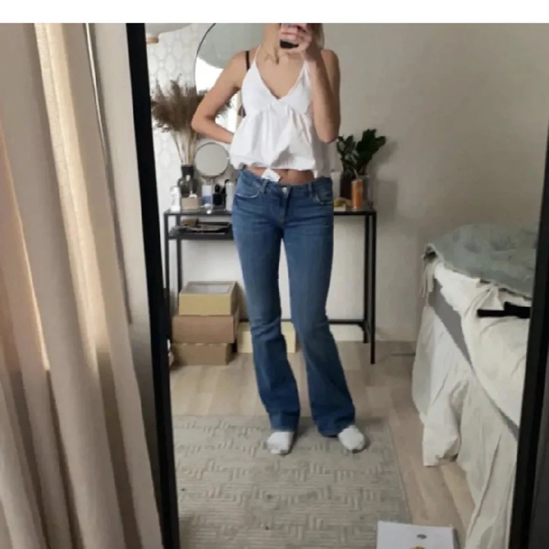 Lågmidjade jeans  - 90