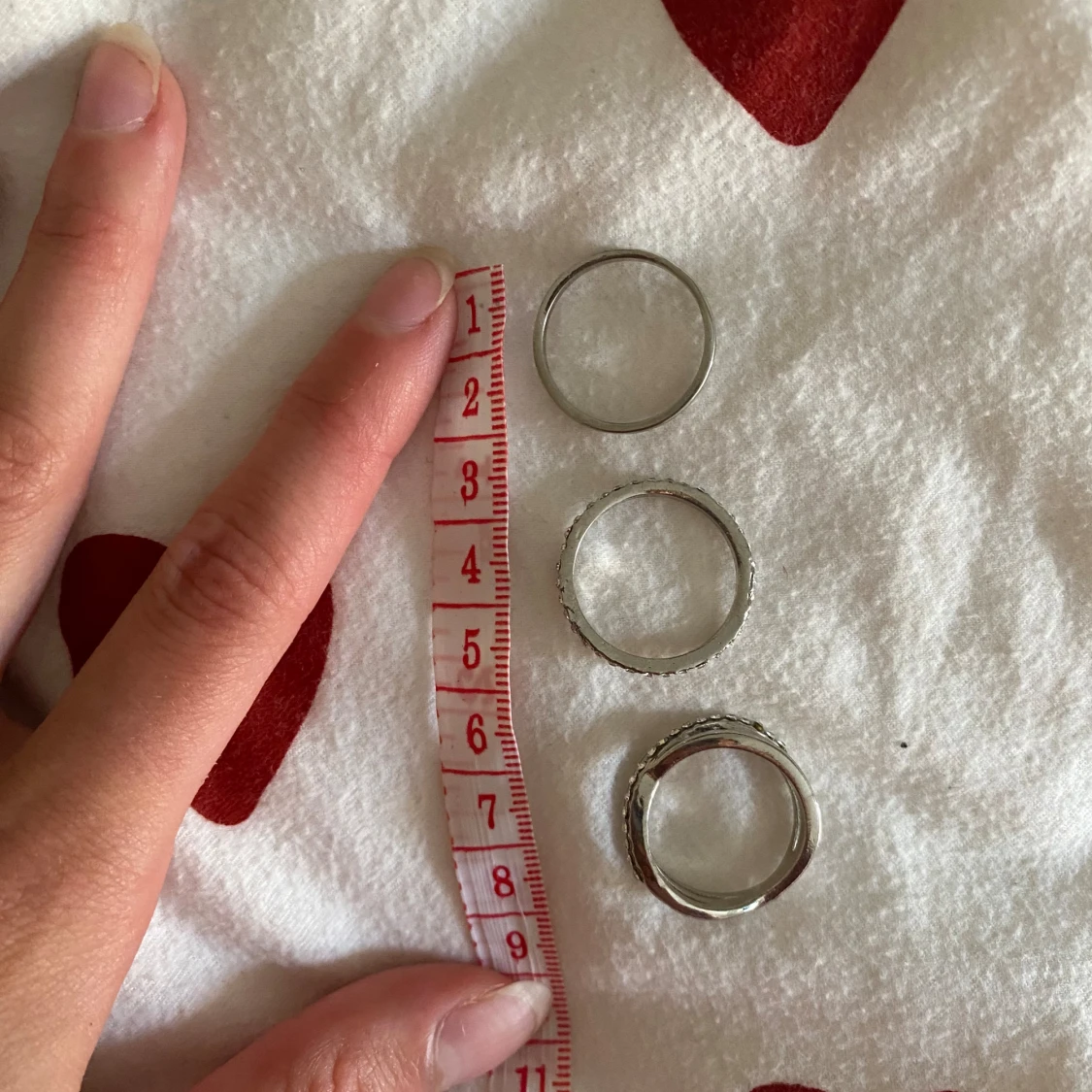 Tre ”stacking” ringar  - 91