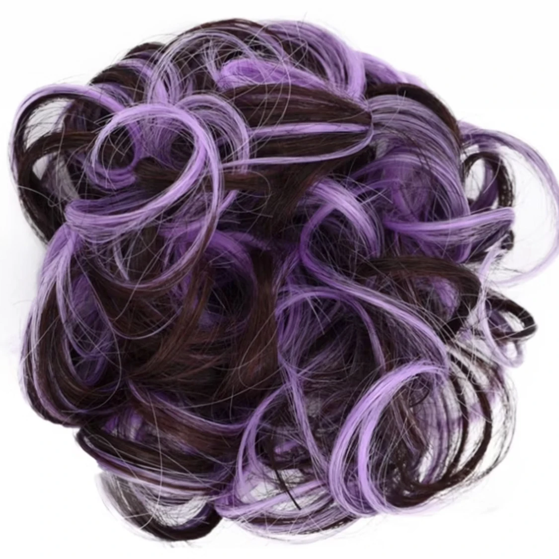 Scrunchie Hårbit Lockigt Vågig  - 90