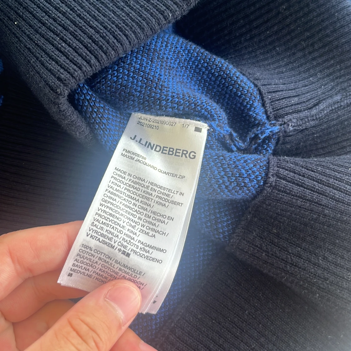 J.Lindeberg Zip Sweater - 91