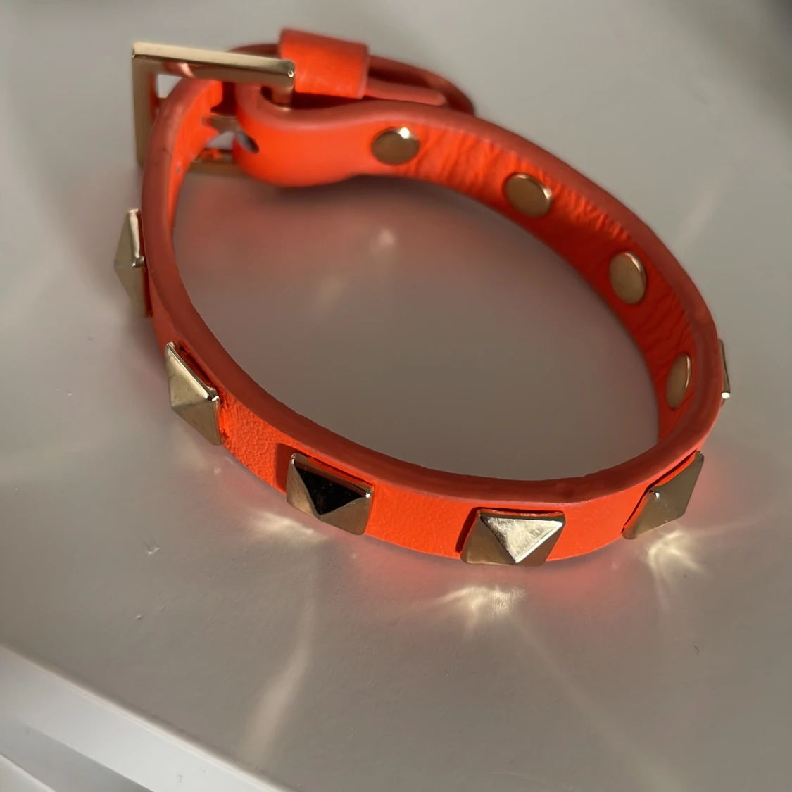 Orange nit armband 🧡 - 92