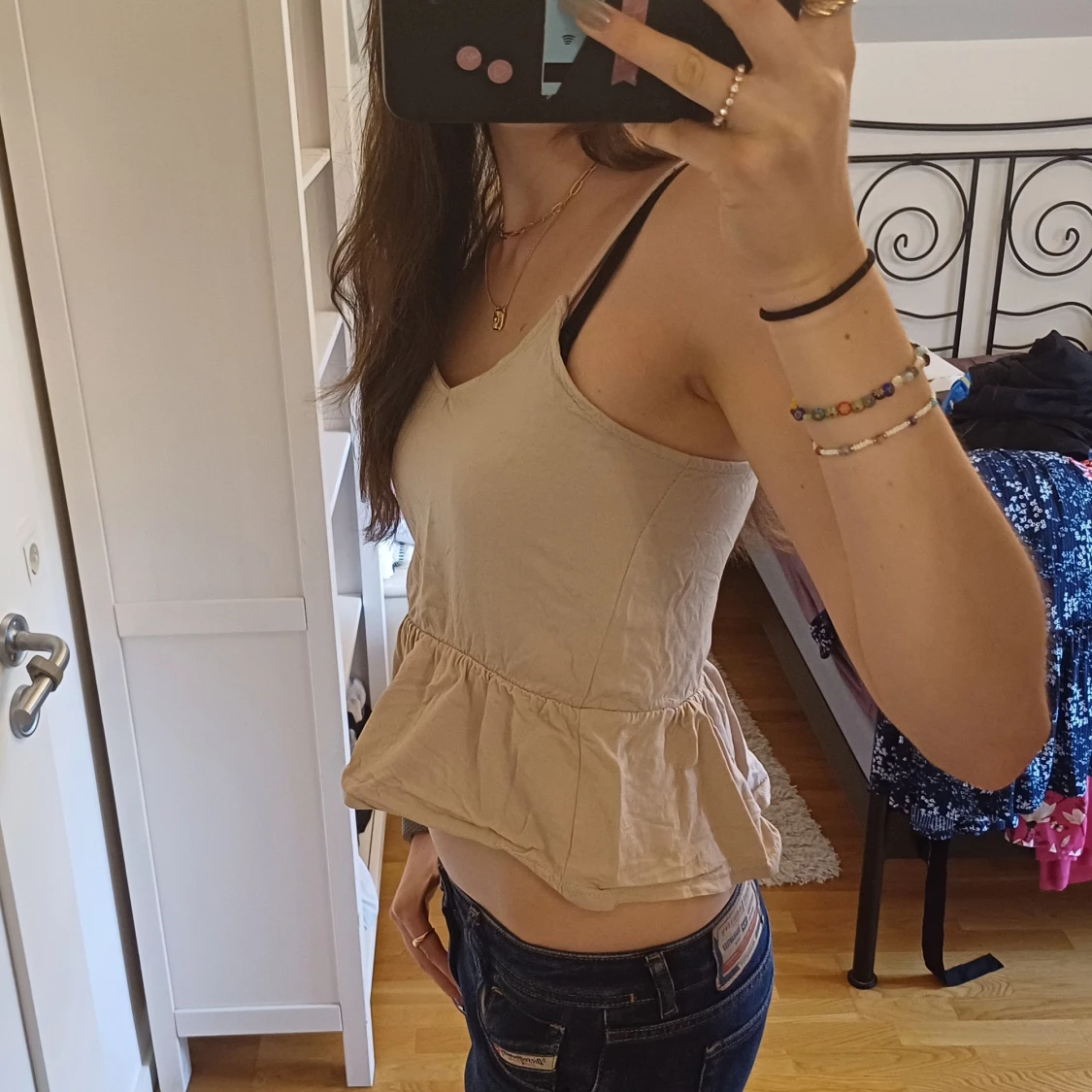 Gullig beige top - 91