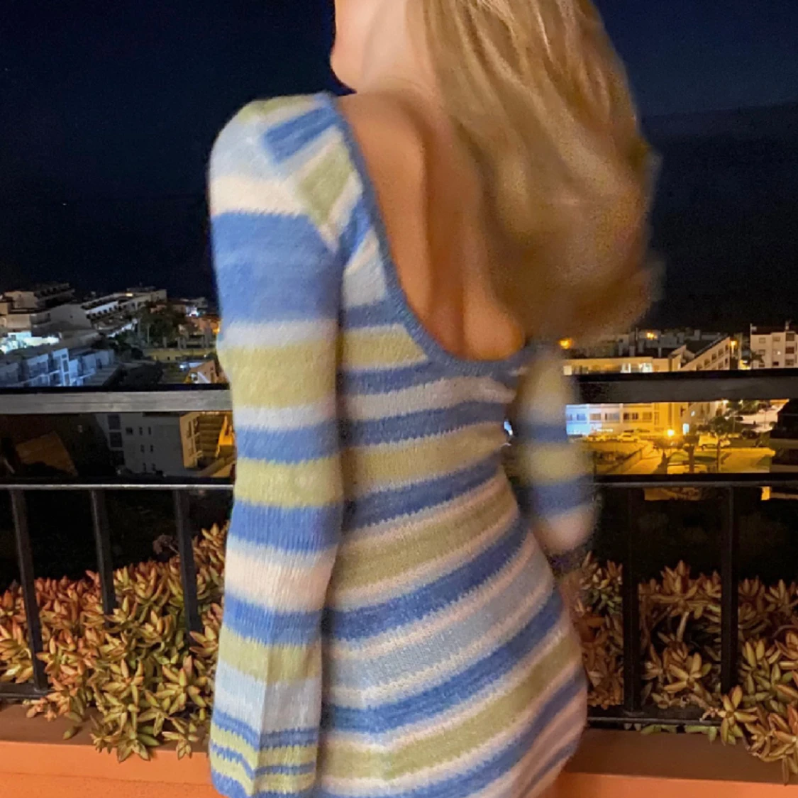 Stickad klänning  - 90