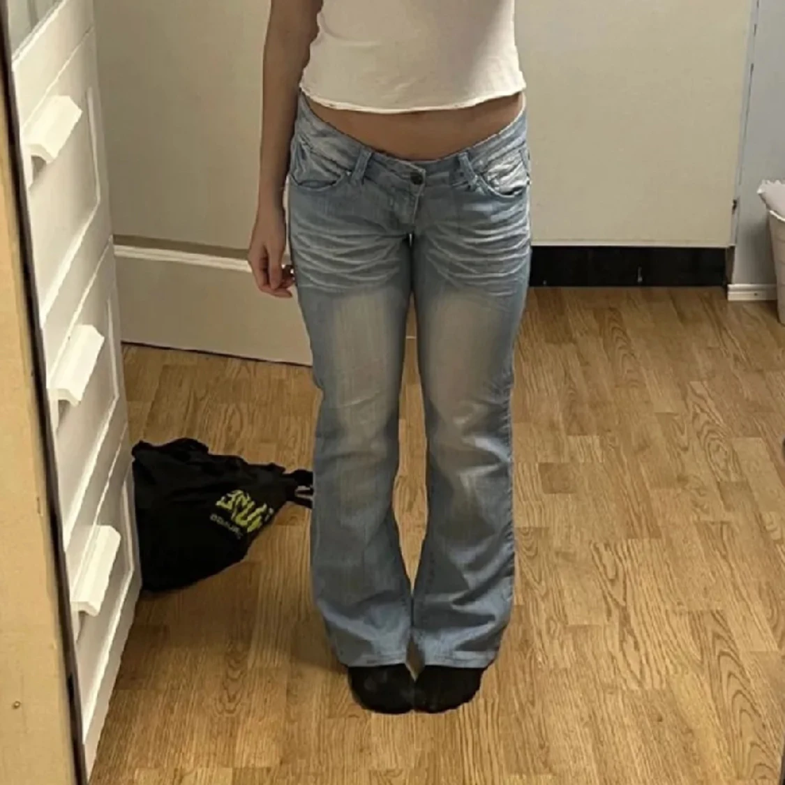 Lågmidjade jeans