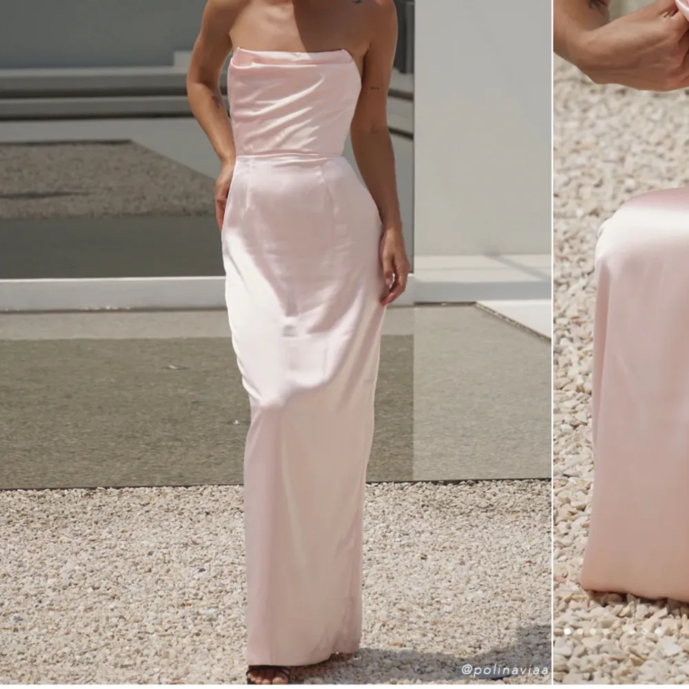 Funderar på o sälja denna så fina balklänning!😍 aldrig använd och slutsåld på hemsidan🩷 Stl M🩷. Klänningar.
