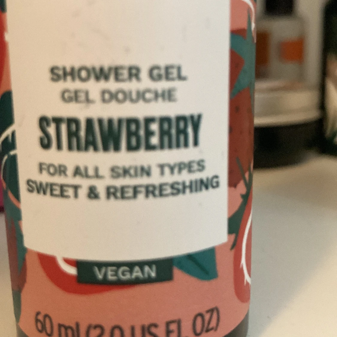 Body shop shower gel strawberry - 90