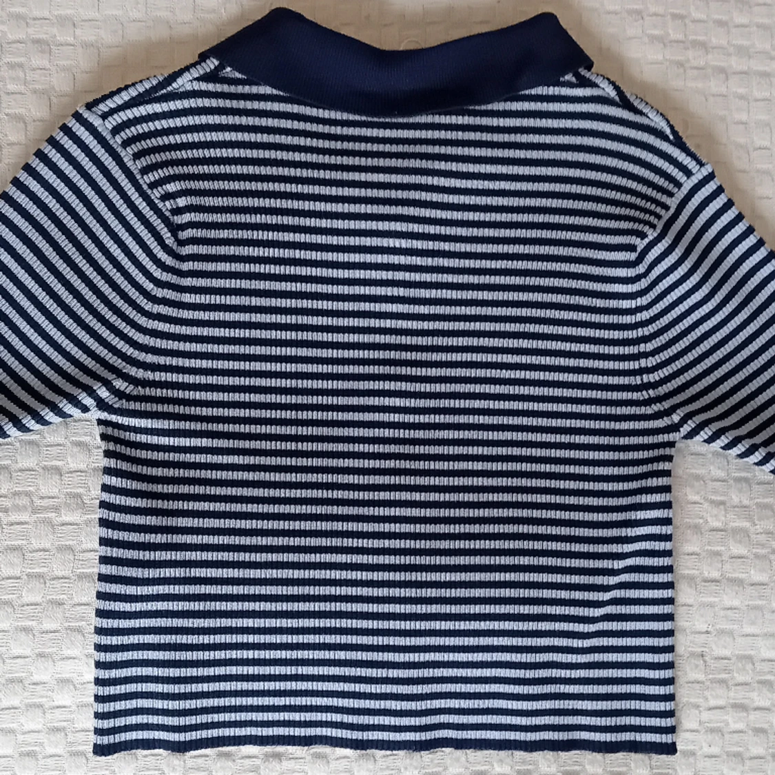 Blå randig tröja med knappar💙🩵 - 90