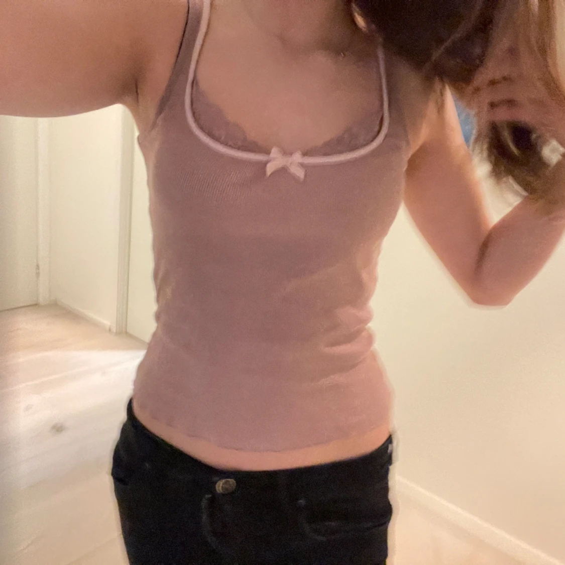 rosa spets linne ❣️