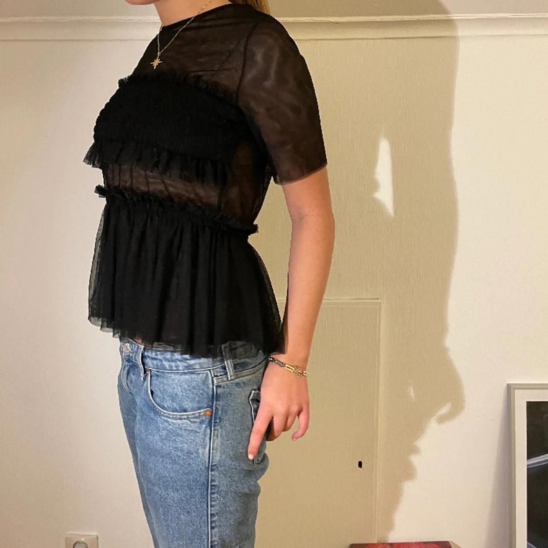 Mesh topp/fest topp - 90