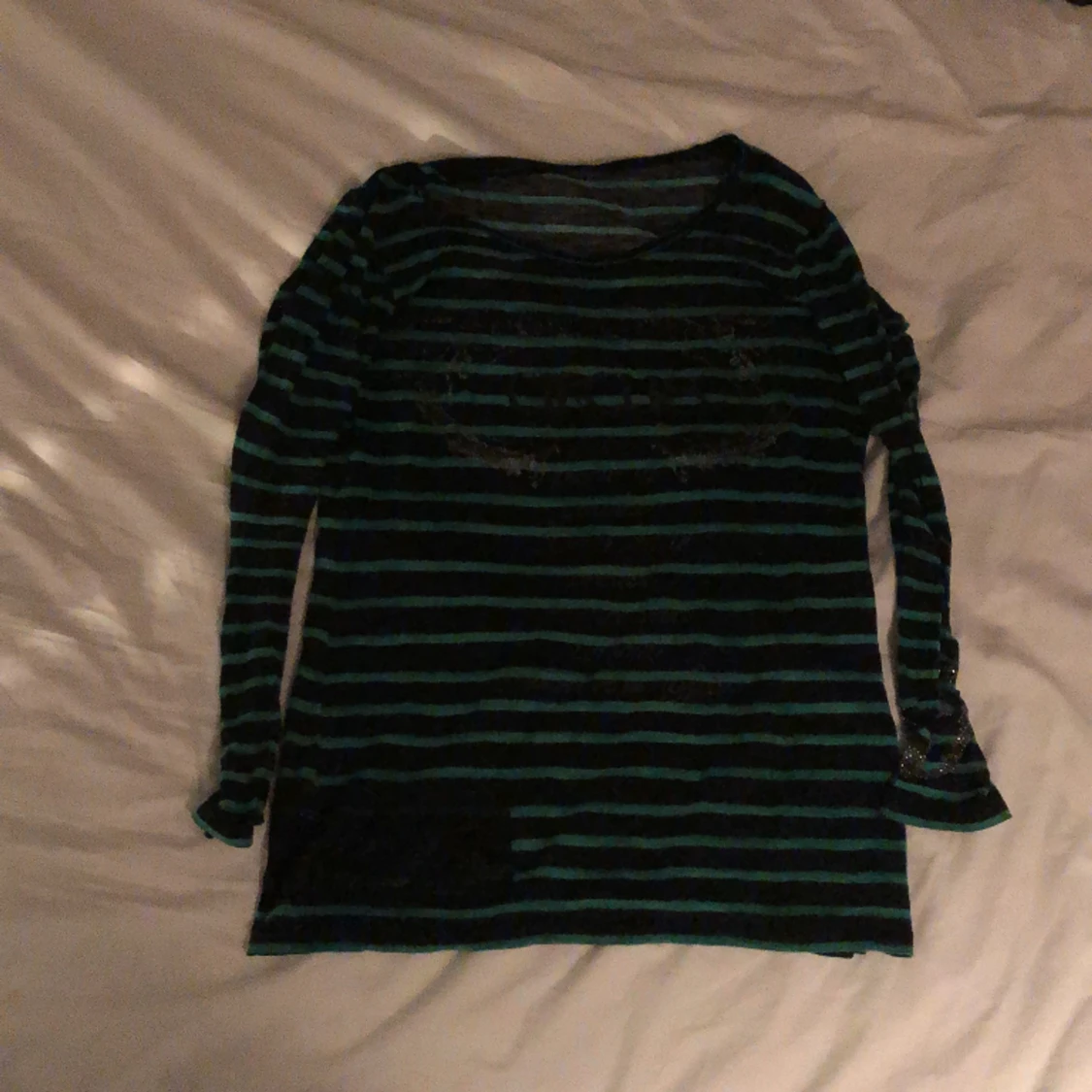 Grön/svart långärmad tröja!