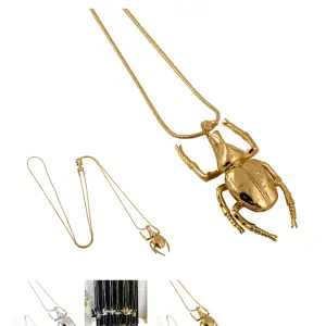 Helt nytt halsband från Ioaku, dvs oanvänd! ”Beetle mini necklace” Nypris 599kr jag säljer för 399! Pris kan diskuteras vid snabb affär. Fråga om ni några frågor eller vill ha egna bilder💘